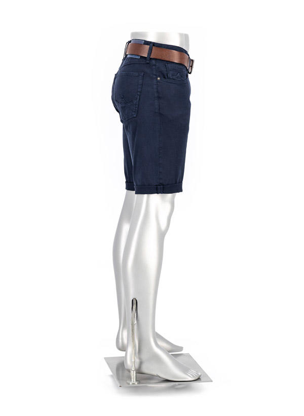 Alberto, Bermudashorts Slipe-K, Baumwolle, navy
