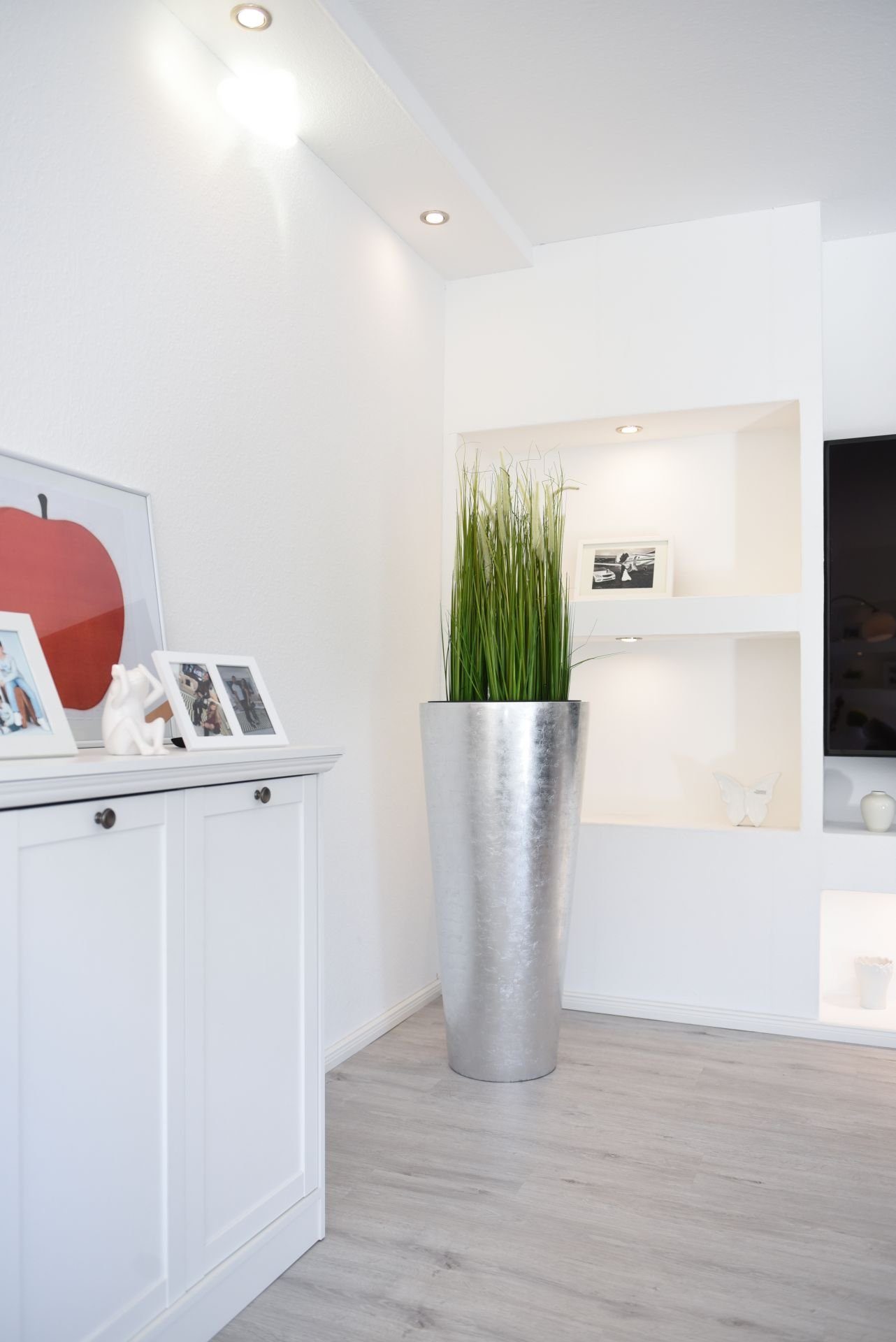 VIVANNO Pflanzkübel Pflanzkübel Blumenkübel Fiberglas 
