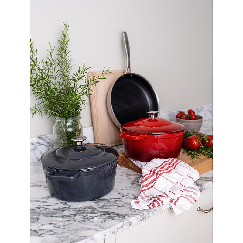 Cuisine Chef Støpejernsgryte ø 24 cm Ikon grå Cuisine Chef