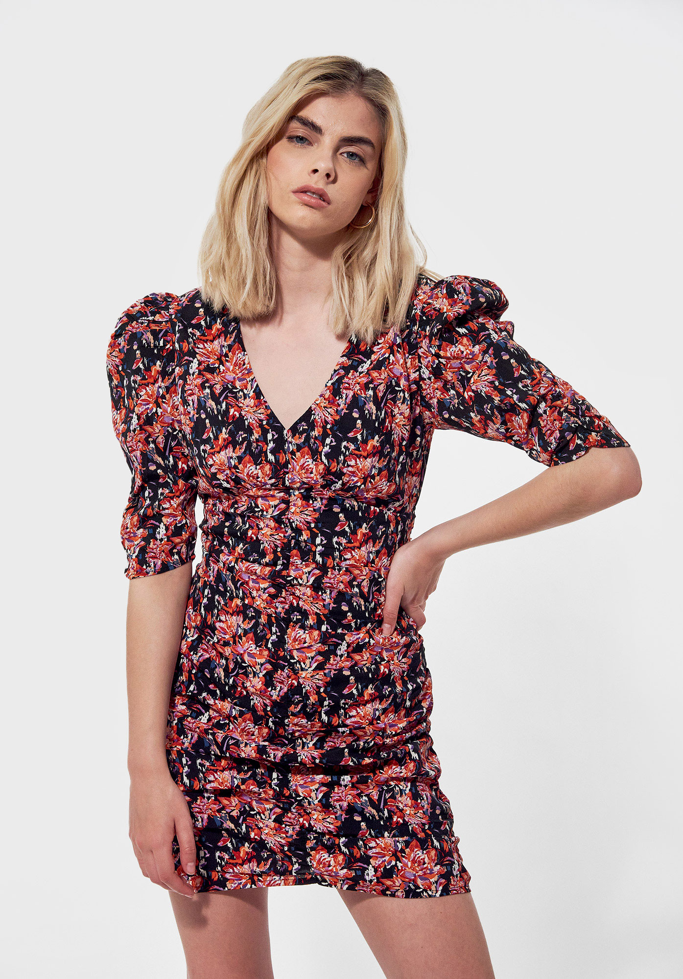 VISTA  Robe cintrée Femme fleurie