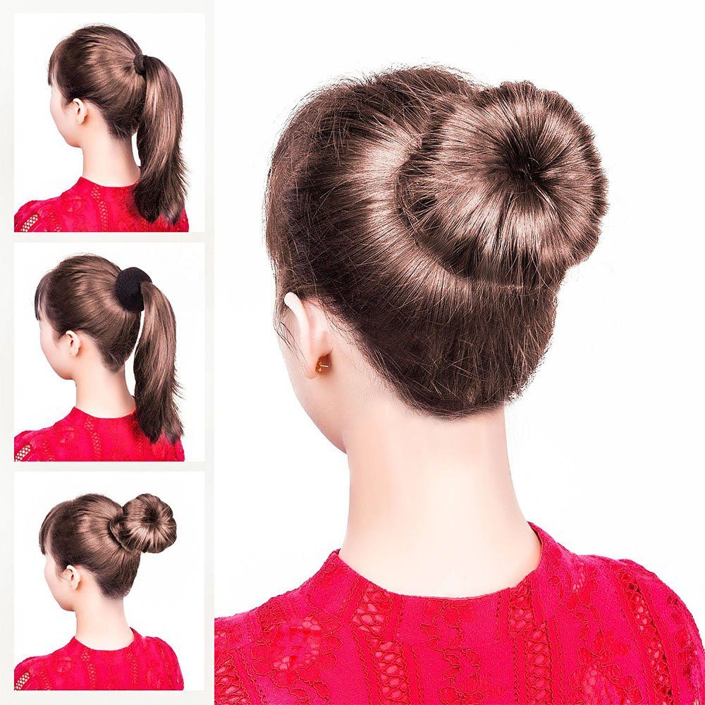 Devenirriche Haarband Original Dutt Hair Bun Maker Hilfe für lange und kurze Haare geeignet