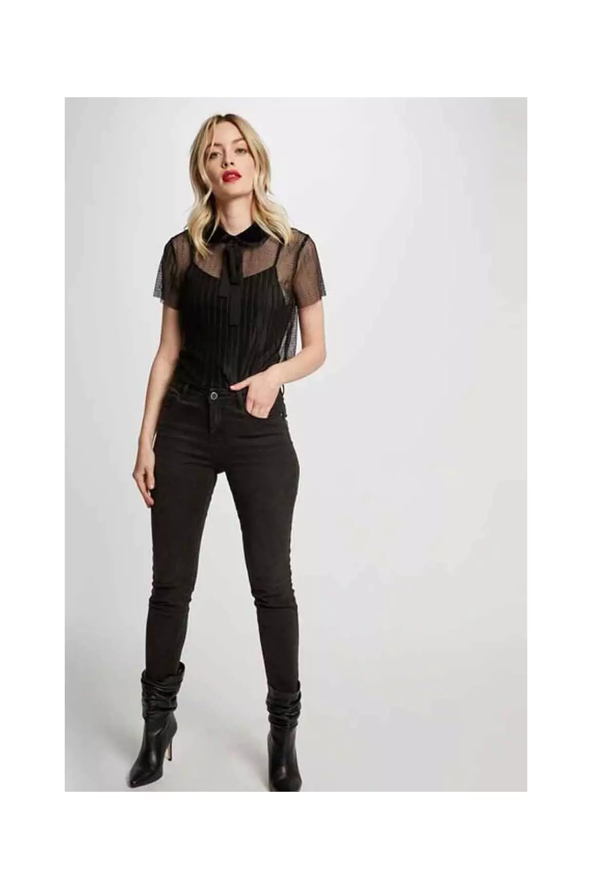 Morgan Tops Femme couleur noir