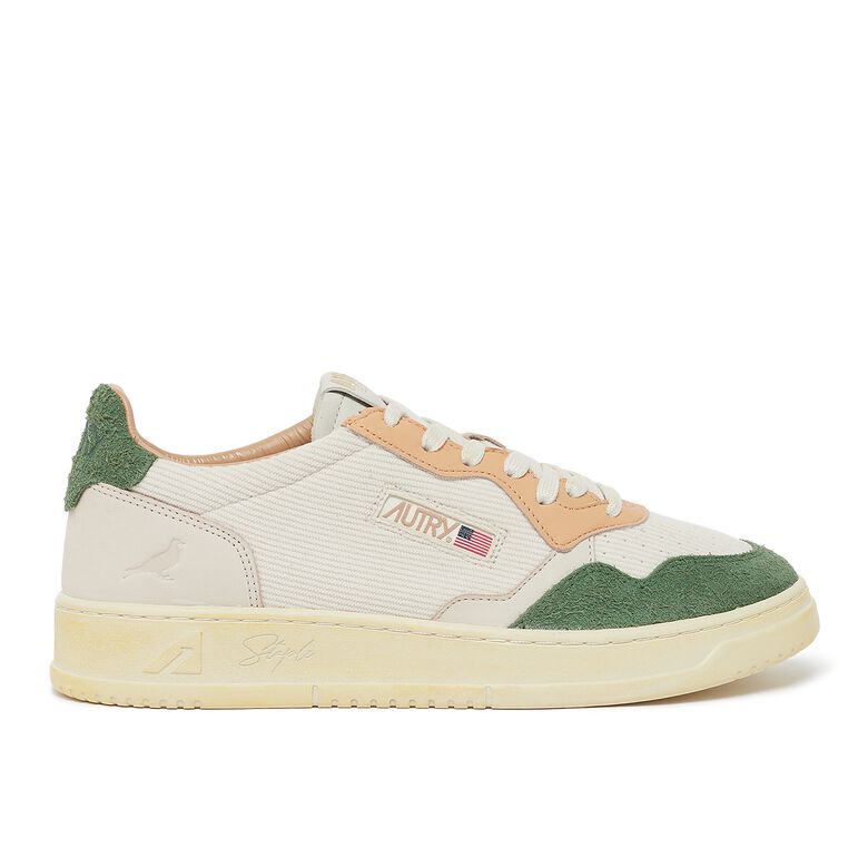 Autry x Staple Medalist Low Man wht/grn/orng