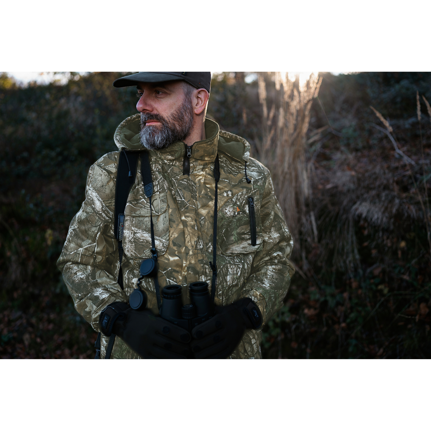 il Lago Basic Herren Outdoor-Jacke Odenwald (camouflage)