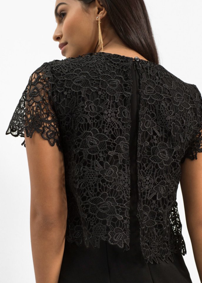 Jumpsuit mit Spitze