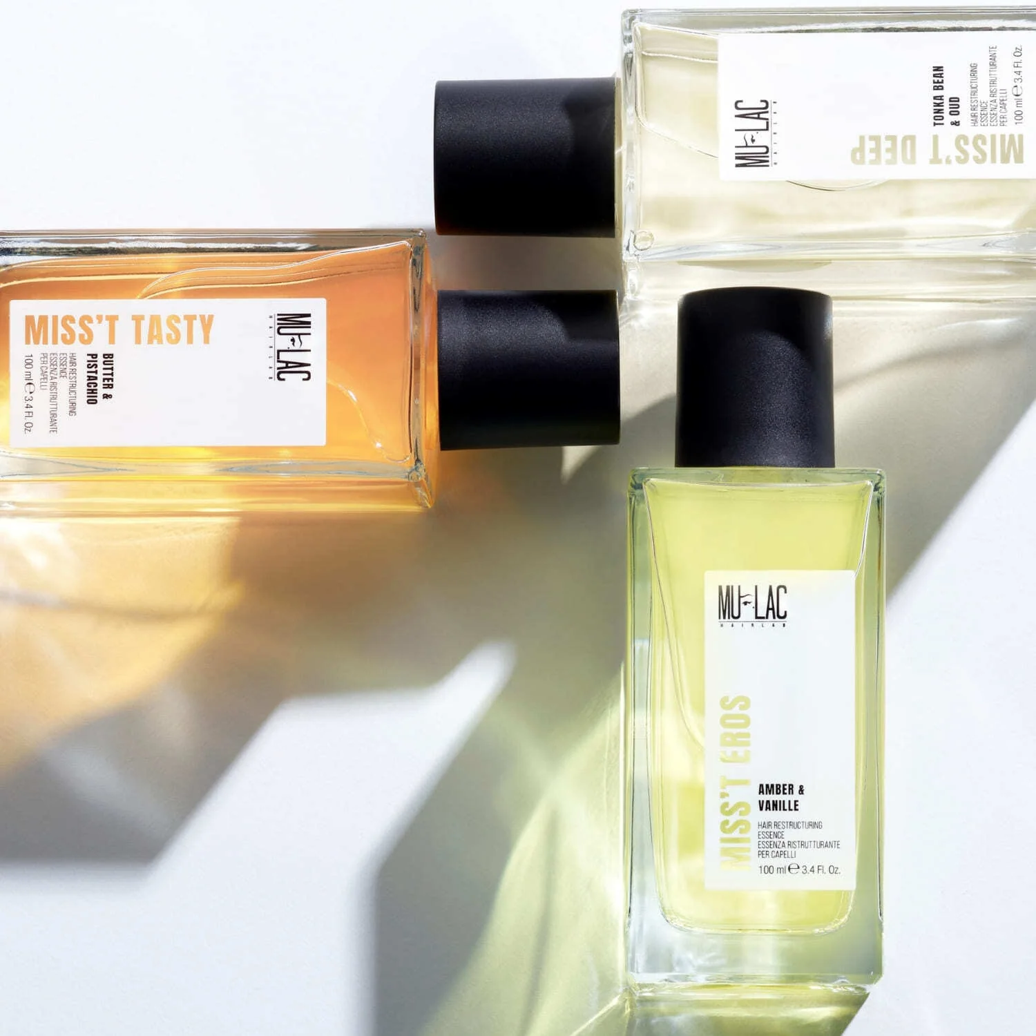 Miss't Tasty Scented Essences - Vaj és Pisztácia - Restrukturáló Hajesszencia - Restrukturáló és Rekonstrukciós, Hajparfüm