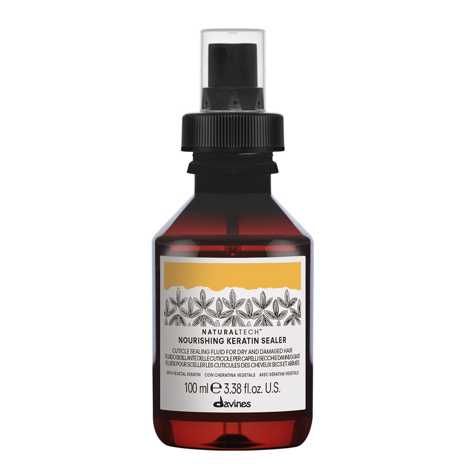 Davines Nourishing Keratin Sealer Fluide Nutritif et Protecteur sans rinçage 100 ml