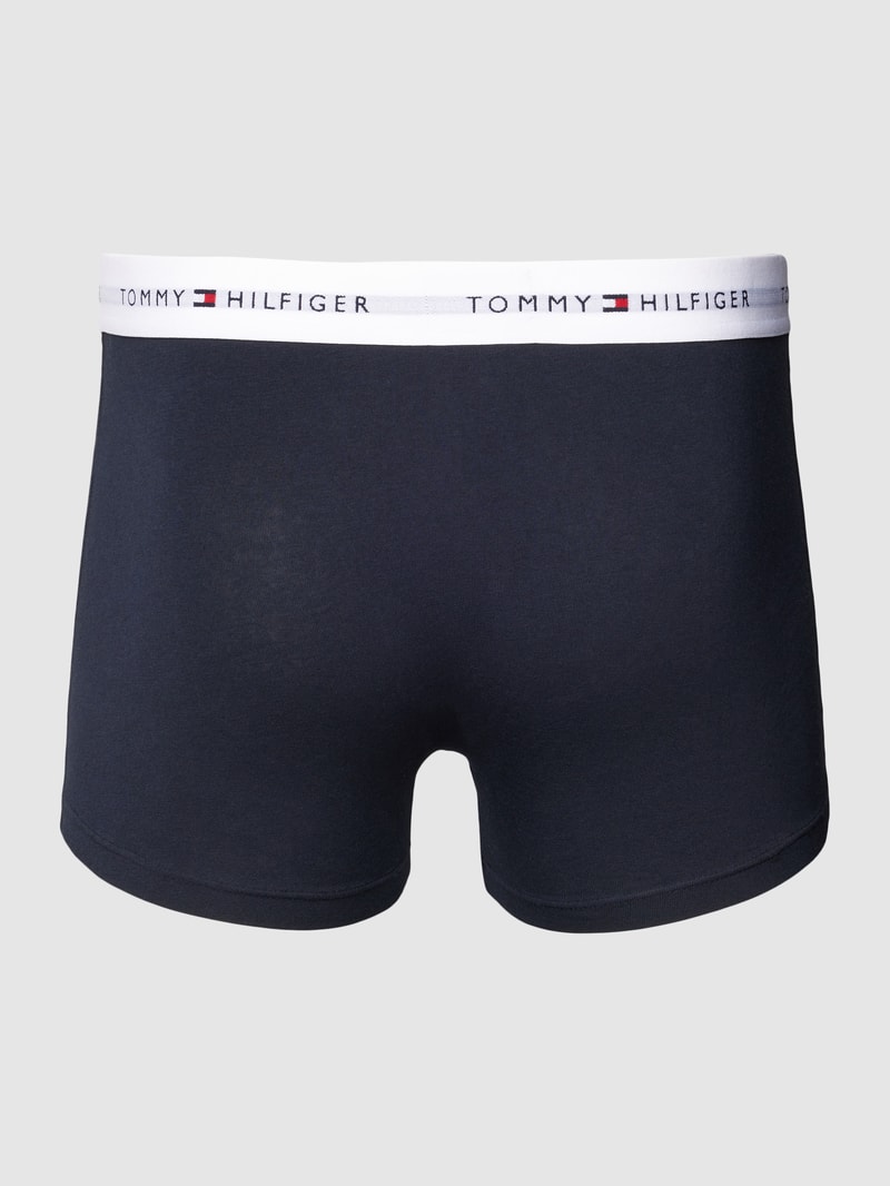 Trunks mit Label-Details im 3er-Pack in dunkelblau