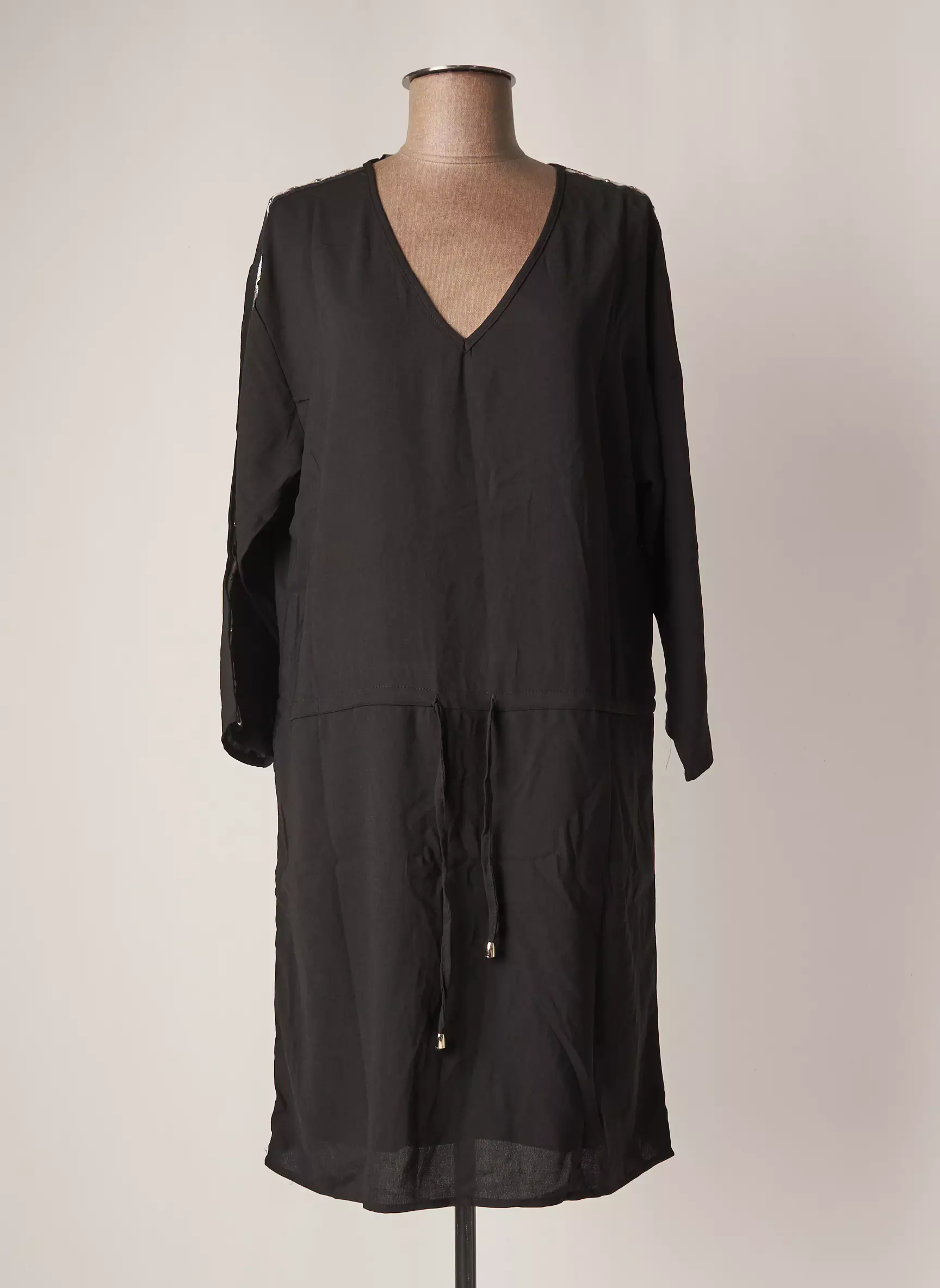 It Hippie Robes Mi Longues Femme couleur noir