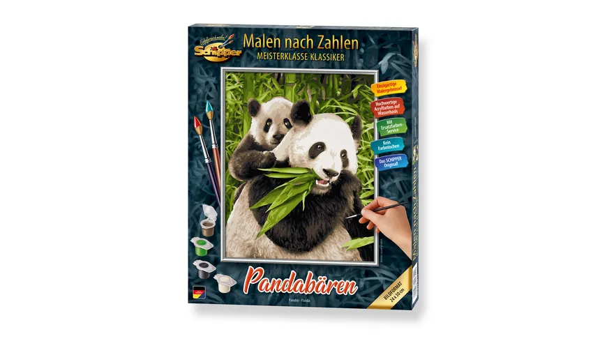 Schipper Malen nach Zahlen - Motiv Gruppe Klassiker / Tiere - Pandabären