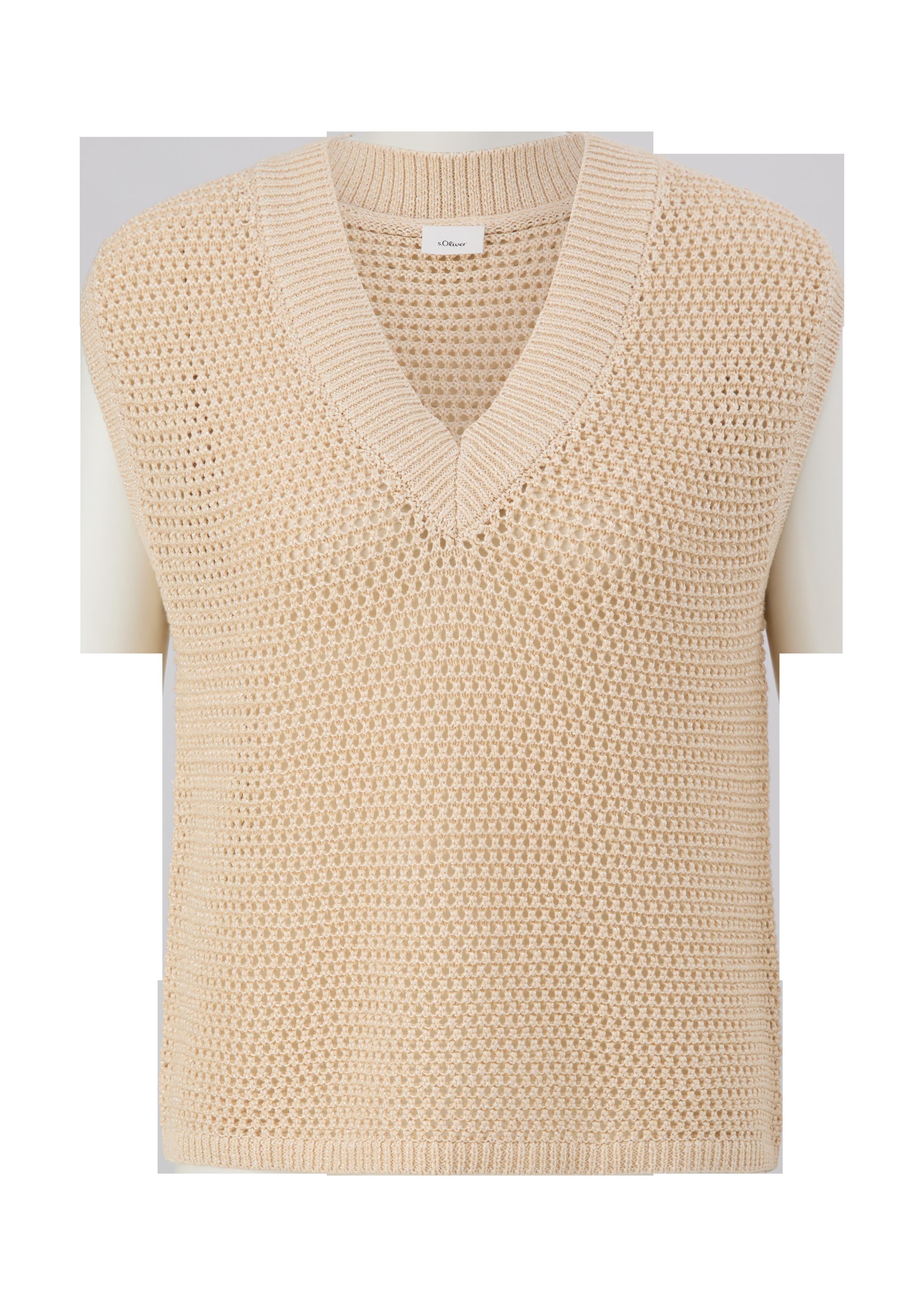 Strickpullunder mit V-Ausschnitt  2131653-1027