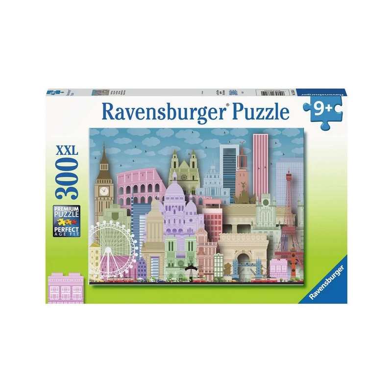 Puzzle Europe colorée 300 pièces