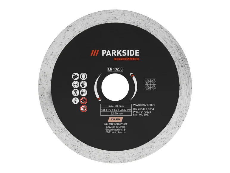 Discos Tronçonner ou Barber da PARKSIDE PERFORMANCE® 125 mm