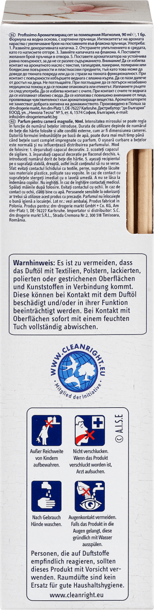 Duftstäbchen Raumduft Magnolie, 90 ml
