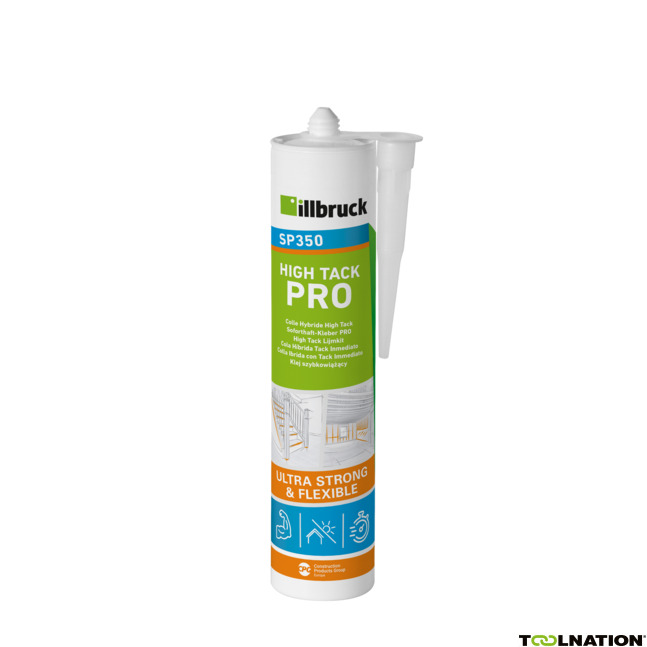 illbruck SP350396592 SP350 Sellador adhesivo de alta adherencia 310 ml, blanco