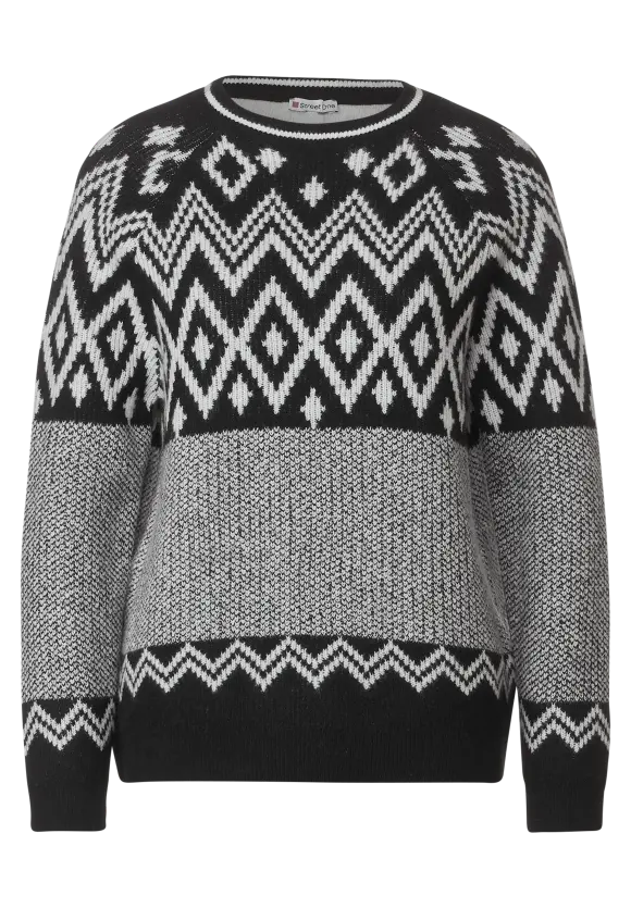 Street One Strickpullover mit Muster