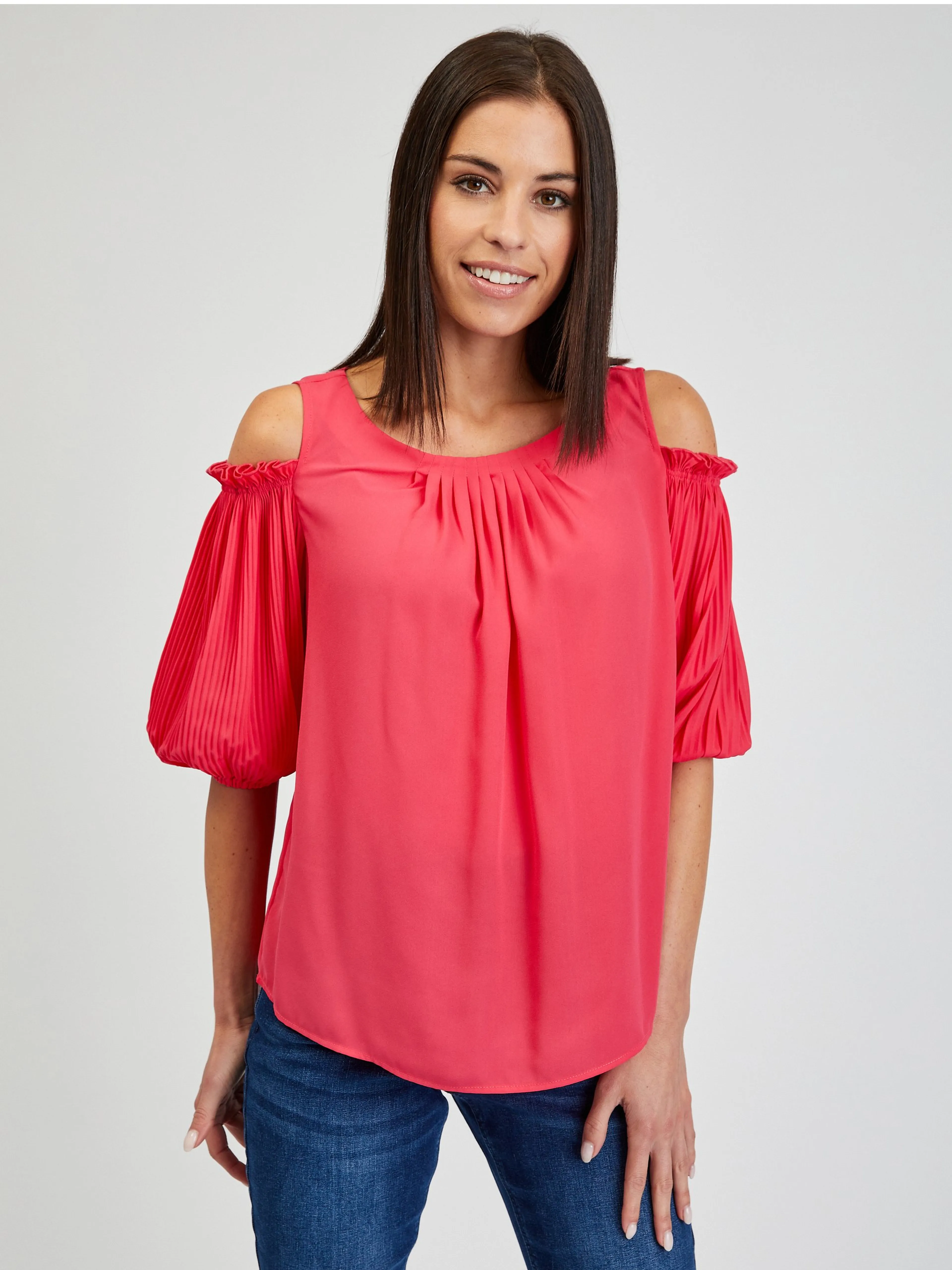 Dunkelrosa Damenbluse ORSAY