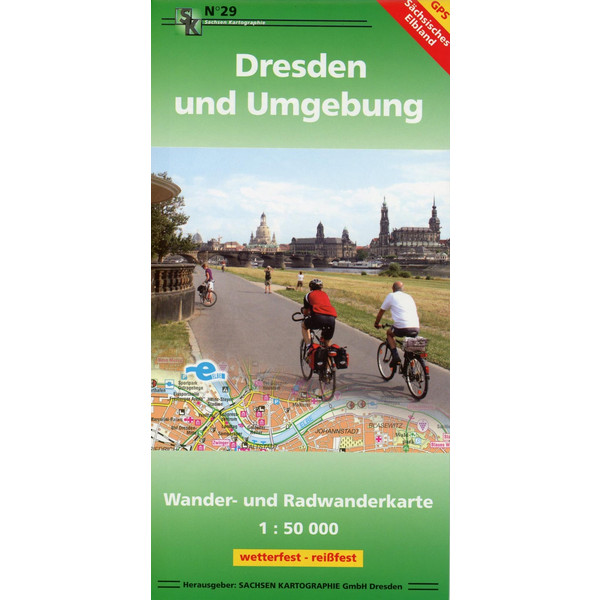 Dresden und Umgebung 1 : 50 000 - Wanderkarte