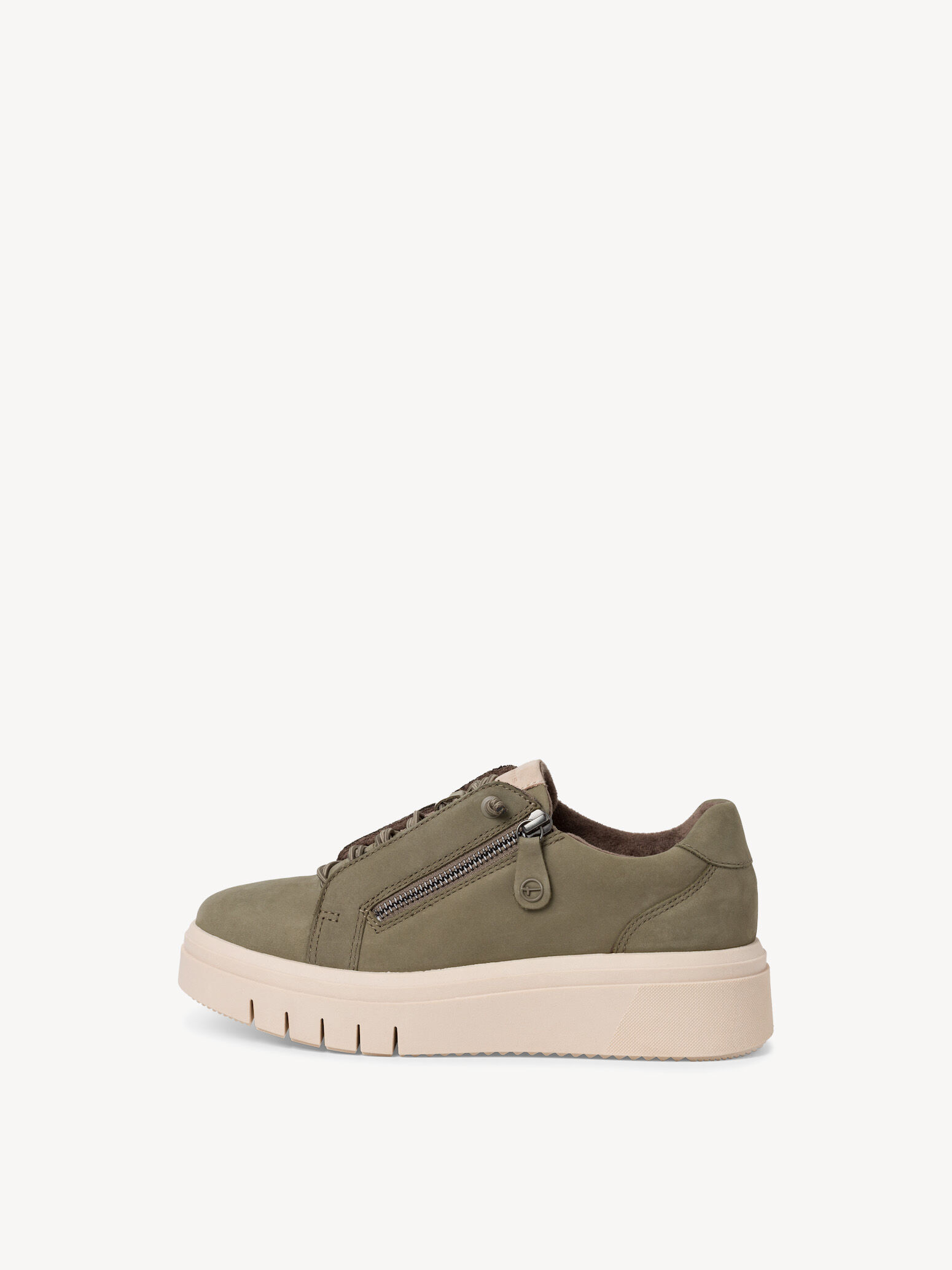 Basket en cuir - vert