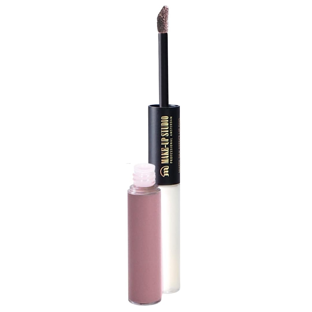 Make-up studio Matte Silk Effect Lip Duo Lipstick - Blushing Nude Rouge à lèvres duo à effet mat soyeux