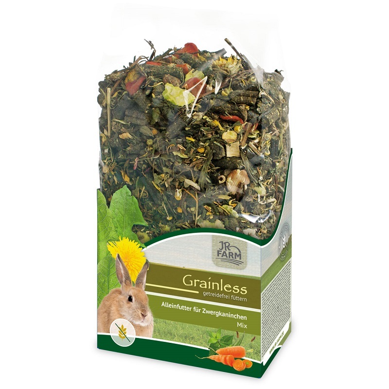 JR Farm Hauptfutter JR Farm Grainless Mix Zwergkaninchen 650 g