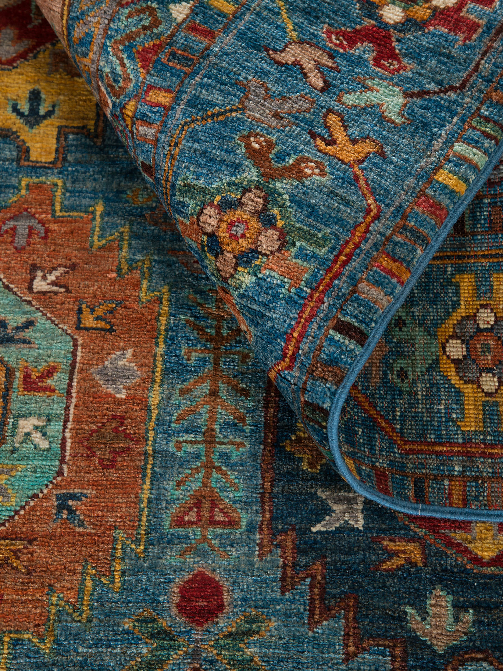 Kazak Ghazni ca. 173 x 243 cm, Unikat / Einzelstück