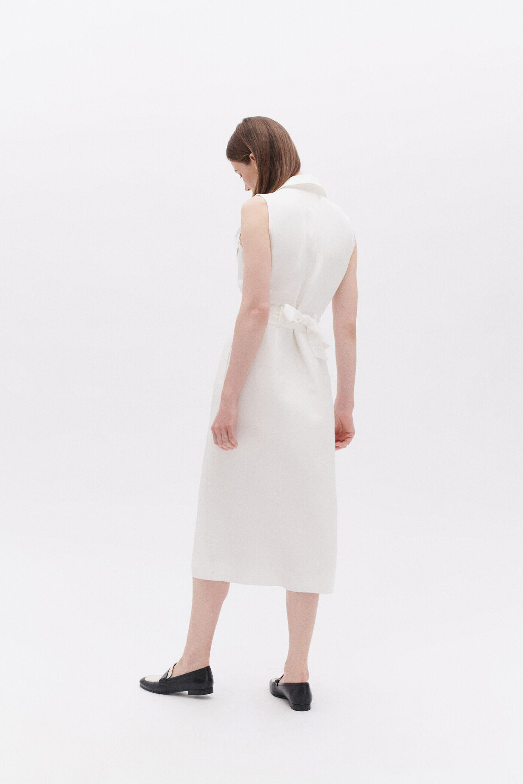 Robe rvirginia ivoire femme