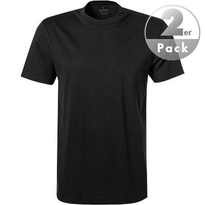 RAGMAN, T-Shirts, Regular Fit, Baumwolle, schwarz