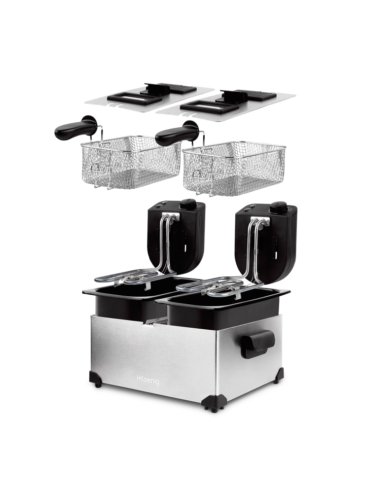HKoenig Fritteuse DFX600 in Silber günstig kaufen onesize