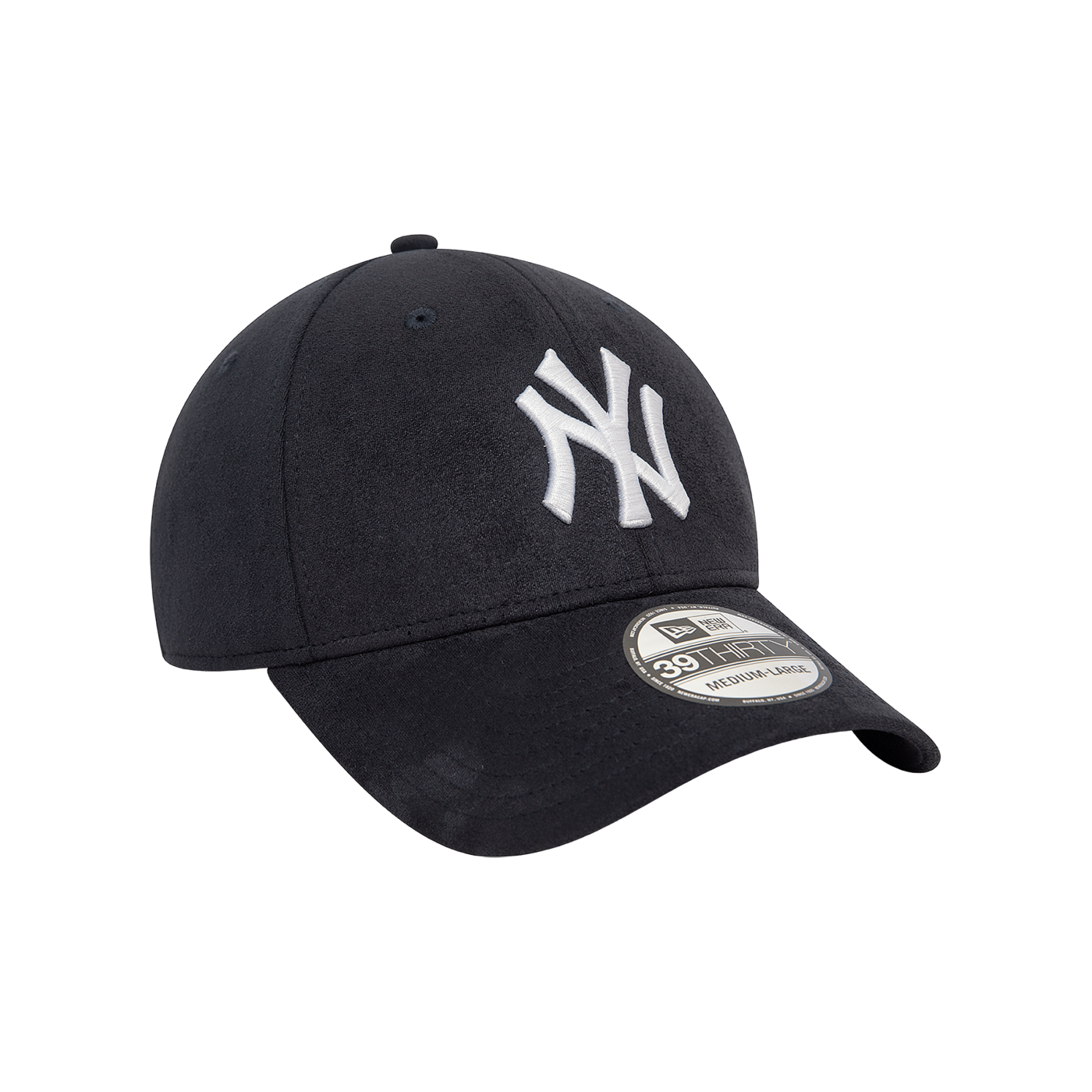New Era MLB New York Yankees Faux Suede 39Thirty Cap Blau