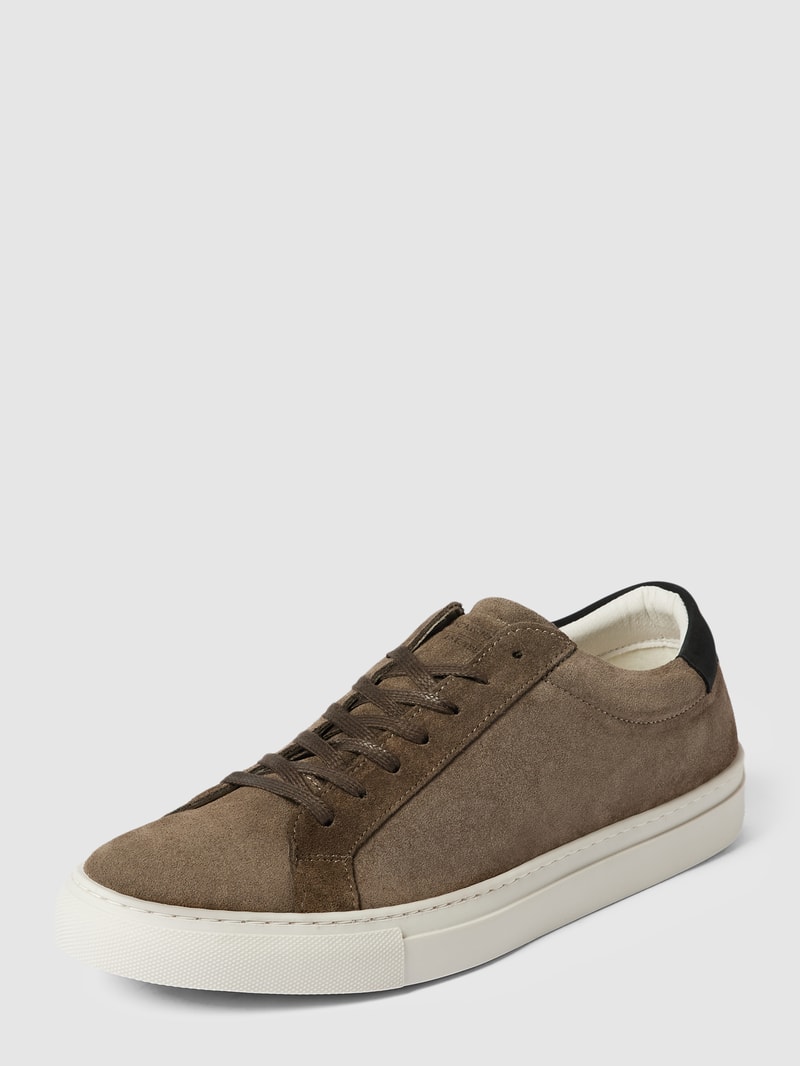 Sneaker aus Leder Modell 'COREY' in anthrazit