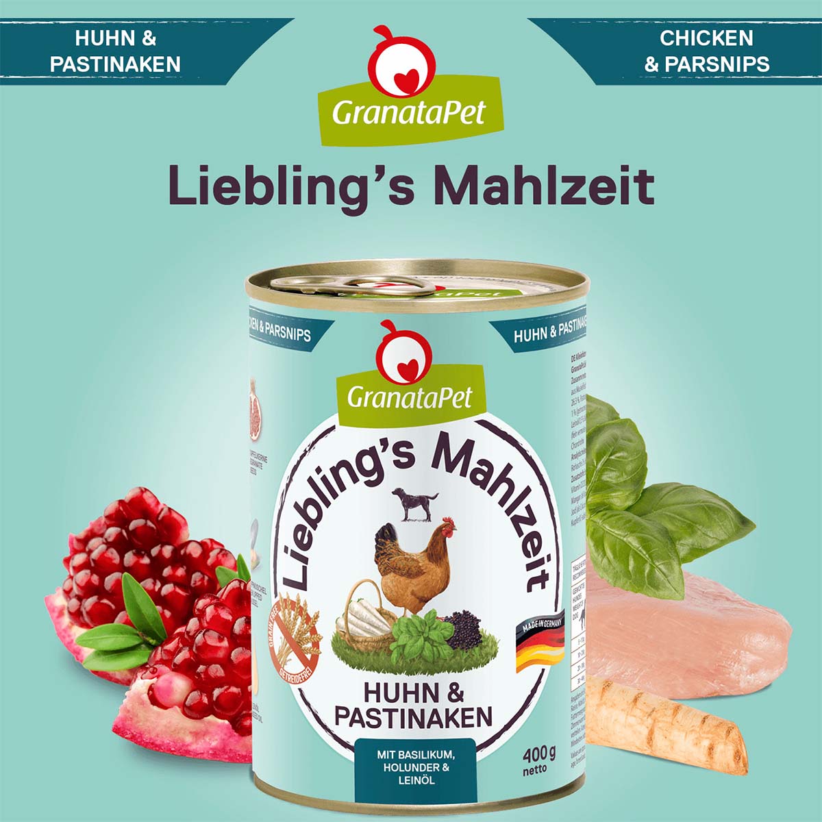 GranataPet Liebling's Mahlzeit Huhn und Pastinaken bei ZooRoyal