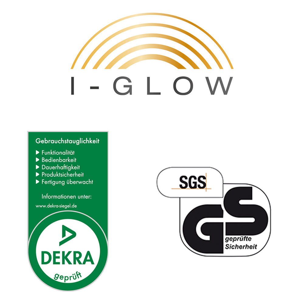 I-Glow 3D-LED-Leuchtstern mit Erdspieß - Weiß