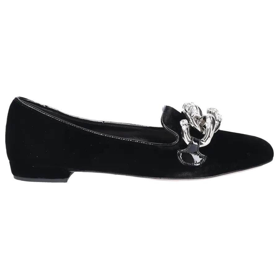Miu Miu - Slipper Samt - schwarz