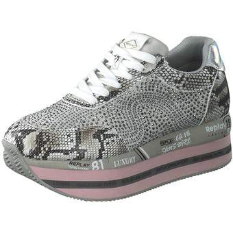 Replay Raffy Diamonds Sneaker in grau