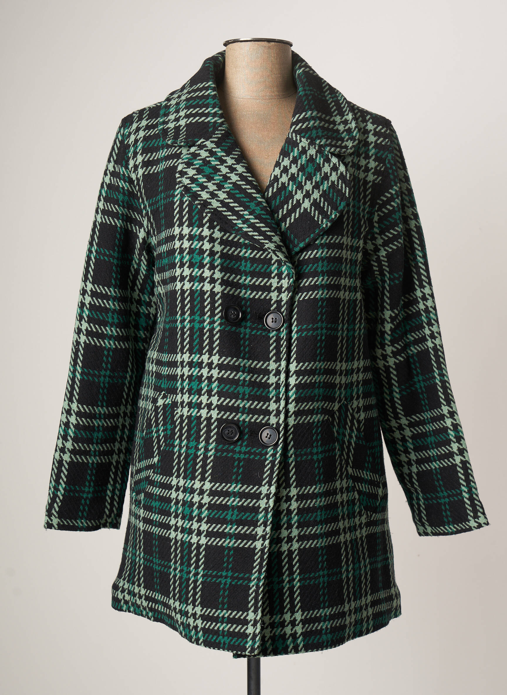Mademoiselle Yeye Manteaux Longs Femme couleur vert