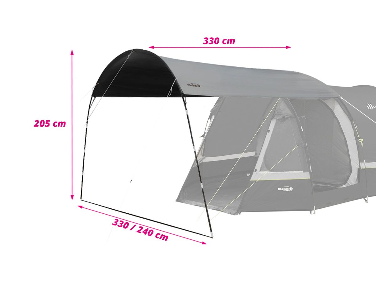 Obelink Soleil Mini CoolDark Zeltvordach