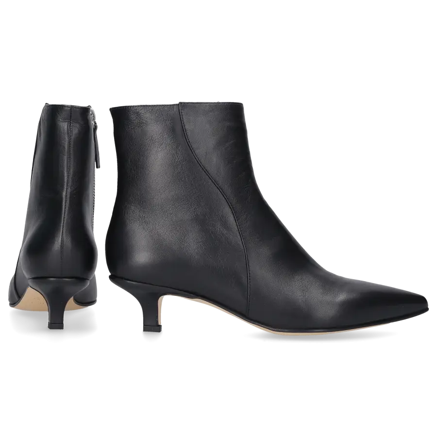 Pomme D`OR - Klassische Stiefeletten 4909 Nappaleder - schwarz