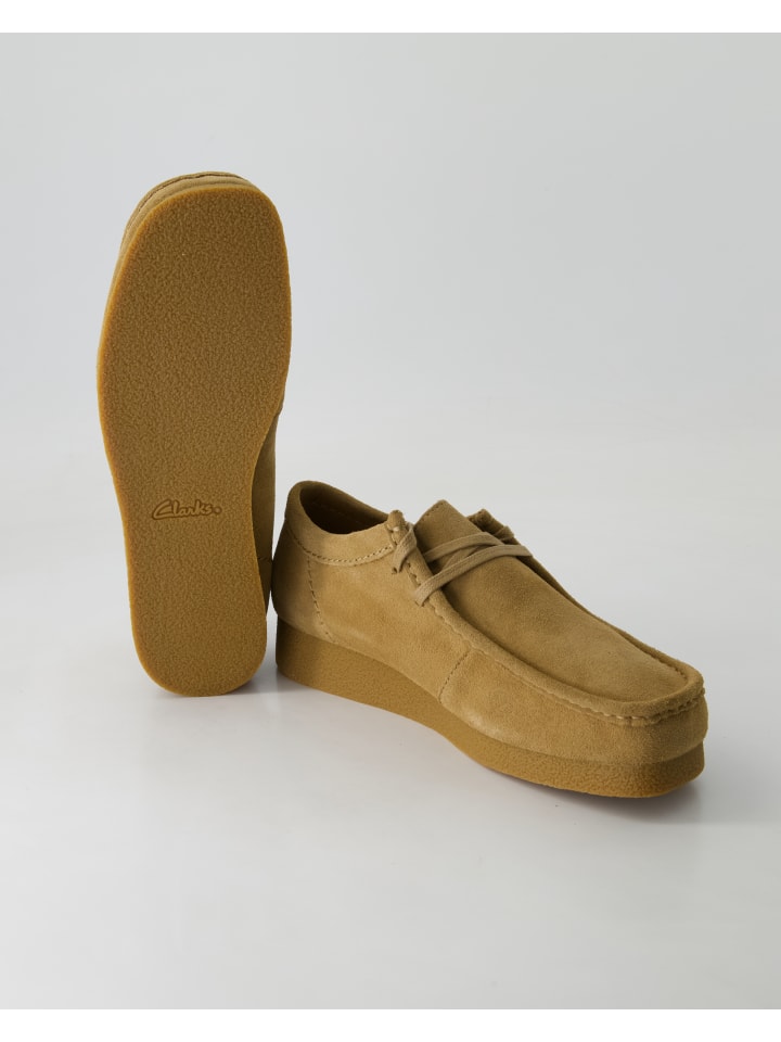 Clarks Klassische Schnürschuhe in Beige günstig kaufen
