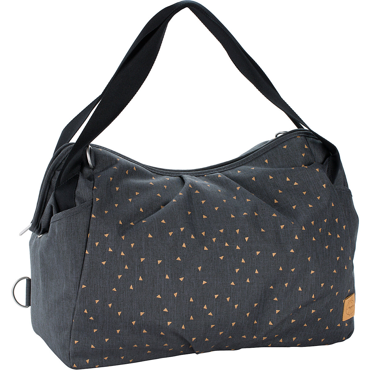Wickeltasche Zwillinge Casual Twin Bag Triangle dark grey, inkl. Zubehör & Wickelunterlage