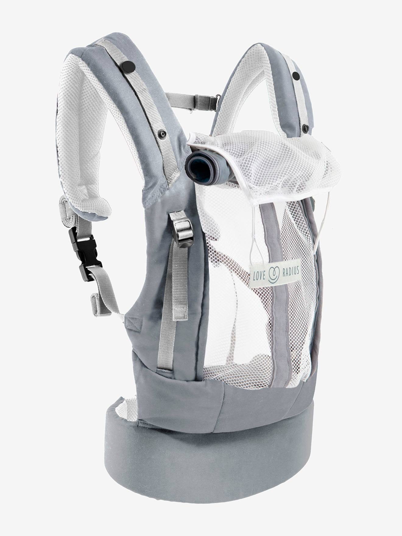 Physiologische Babytrage PhysioCarrier LOVE RADIUS by JPMBB - schwarz/anthrazit