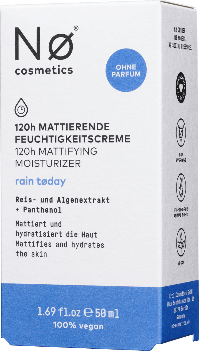Feuchtigkeitscreme 120h mattierend, 50 ml