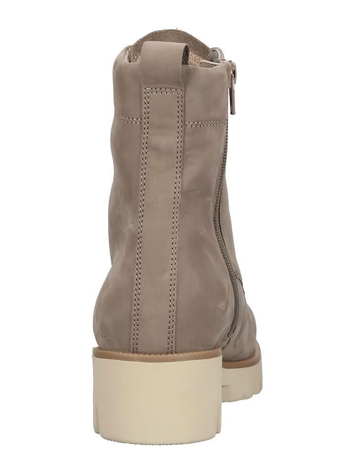 Gabor Comfort Leder-Boots in Hellbraun günstig kaufen
