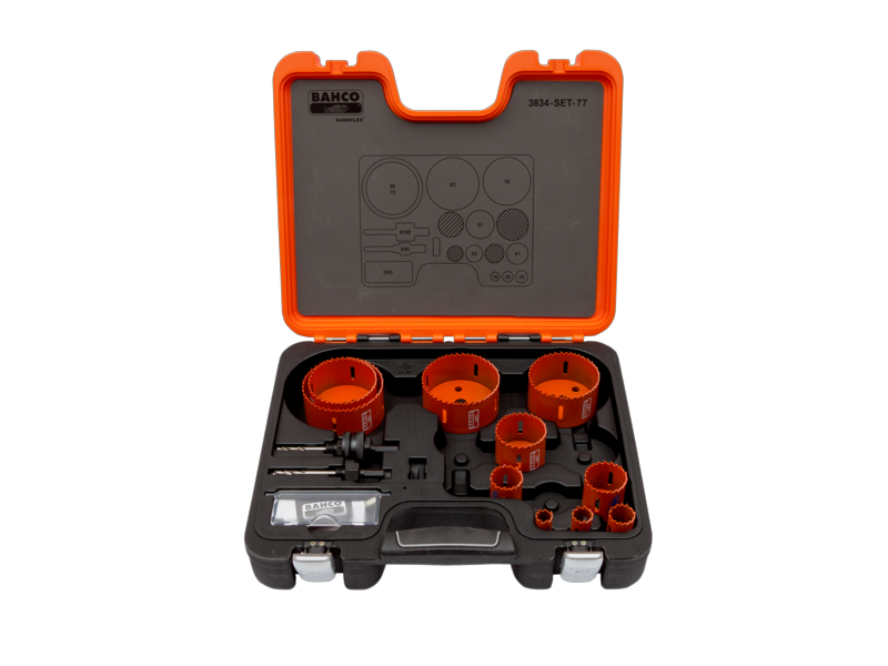 Sady bimetalových dierových píl Bahco 3834-SET-152 Sandflex