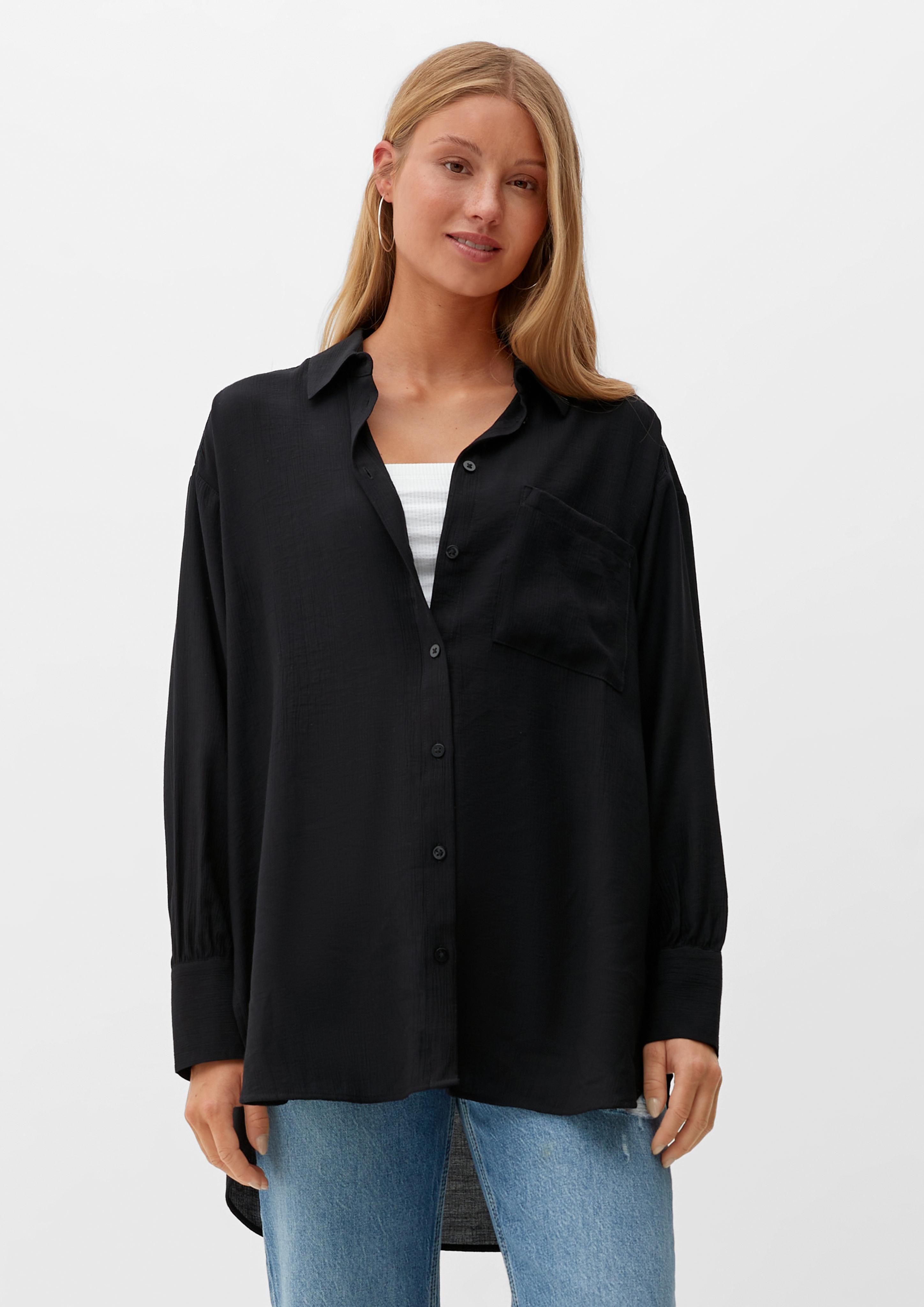 Crêpe-Bluse aus Viskosemix  2126817-9999