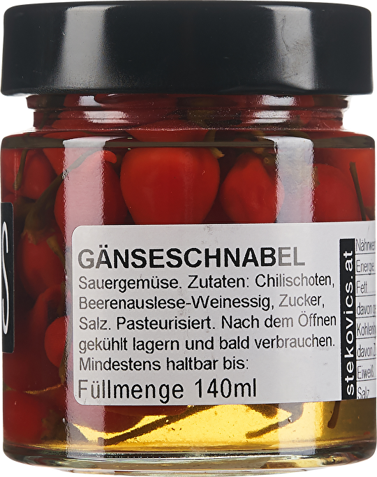 Stekovics Gänseschnabel Chili 140g