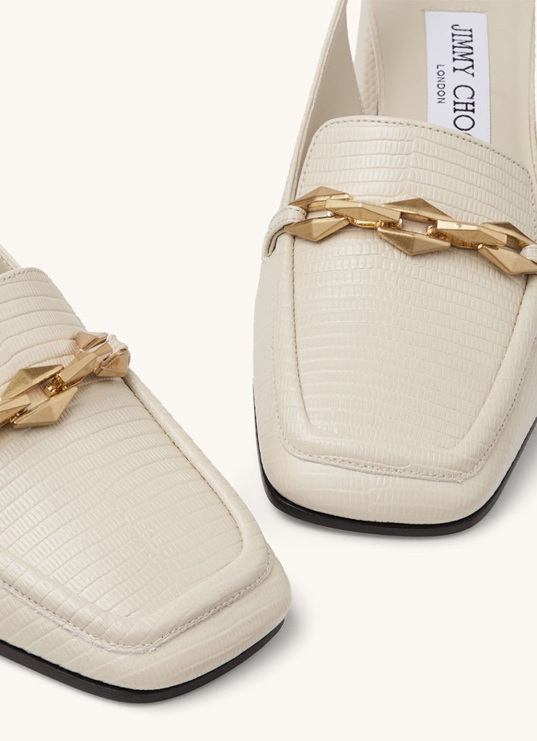 Jimmy Choo Diamond Tilda 45 -vasikannahkaslingback-kengät