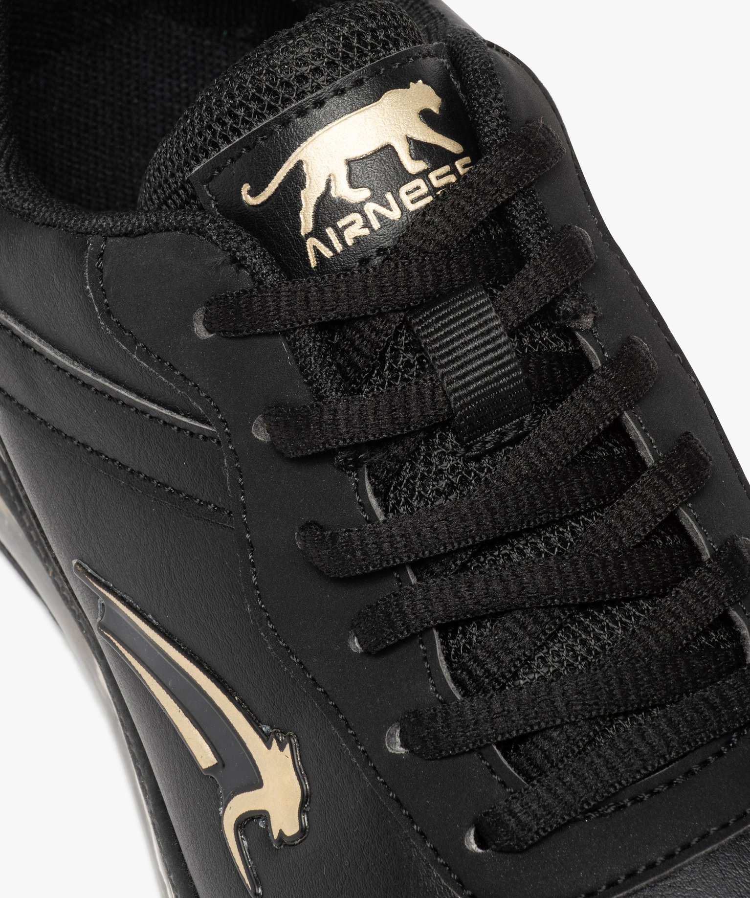 Baskets Garçon unies à semelle bulle d’air - Airness noir | GEMO