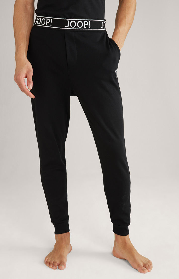 Loungewear Hose in Schwarz