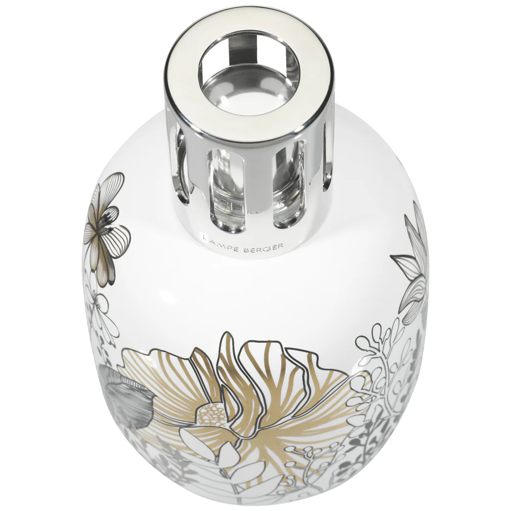 Lampe PORCELLANA VEGETALE Blanche - Katalytisk lampe
